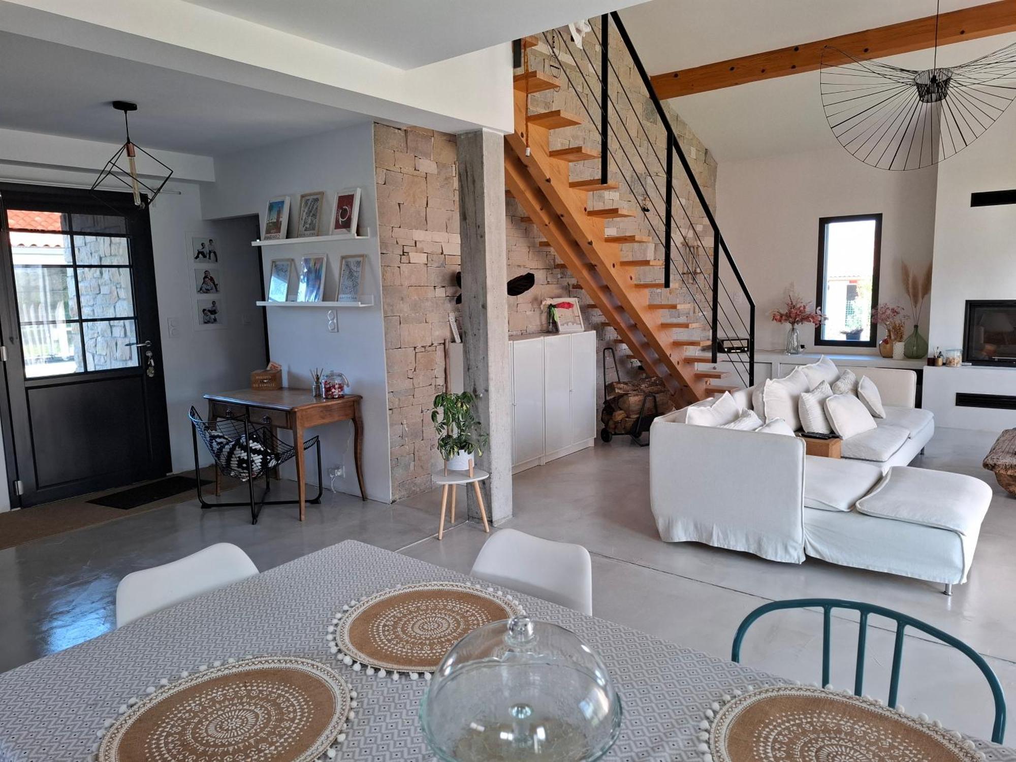 אסקיין Charmante Villa Familiale Au Calme A 15Min Des Plages מראה חיצוני תמונה